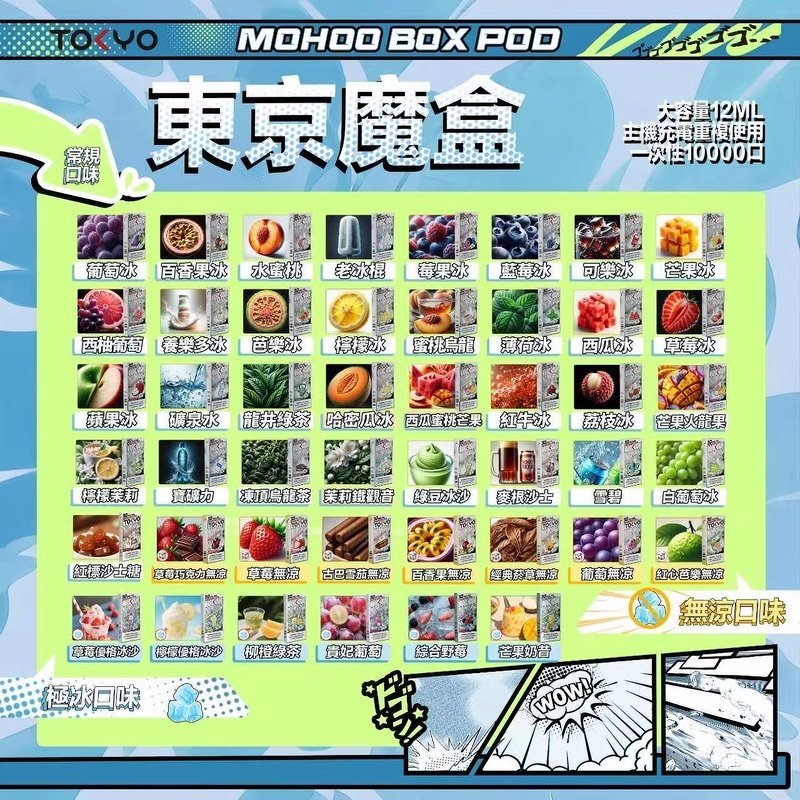 TOKYO MOHOO BOX東京魔盒電子菸煙彈丨12ML大容量:圖片 2